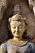 Ananda temple Bagan, Myanmar. Dvarapala statues on either side of temple entrances. 